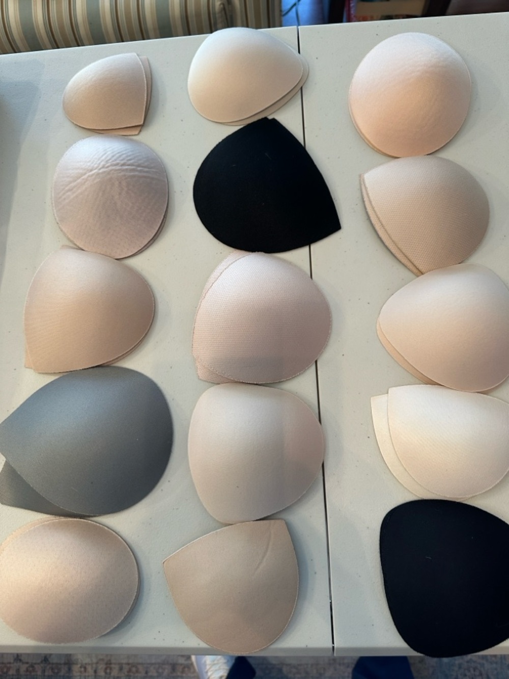 15 pairs of padding